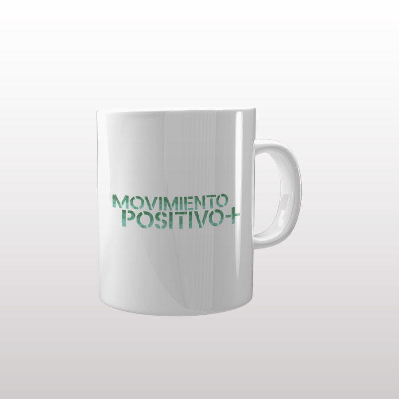 Taza logo Movimiento Positivo+