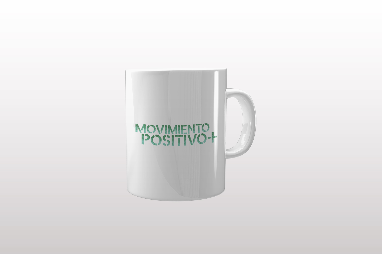 Taza logo Movimiento Positivo+