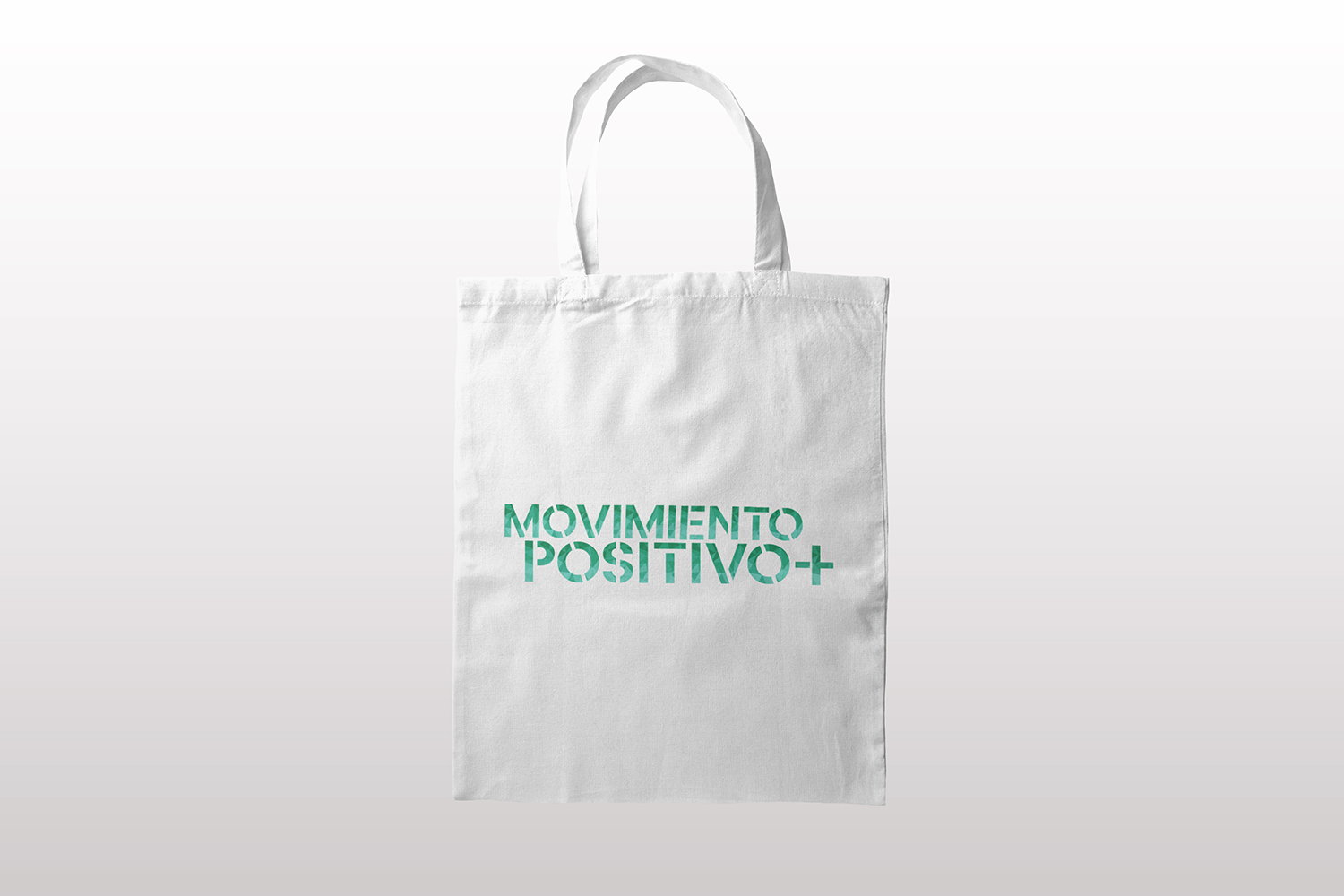 Tote bag logo Movimiento Positivo+